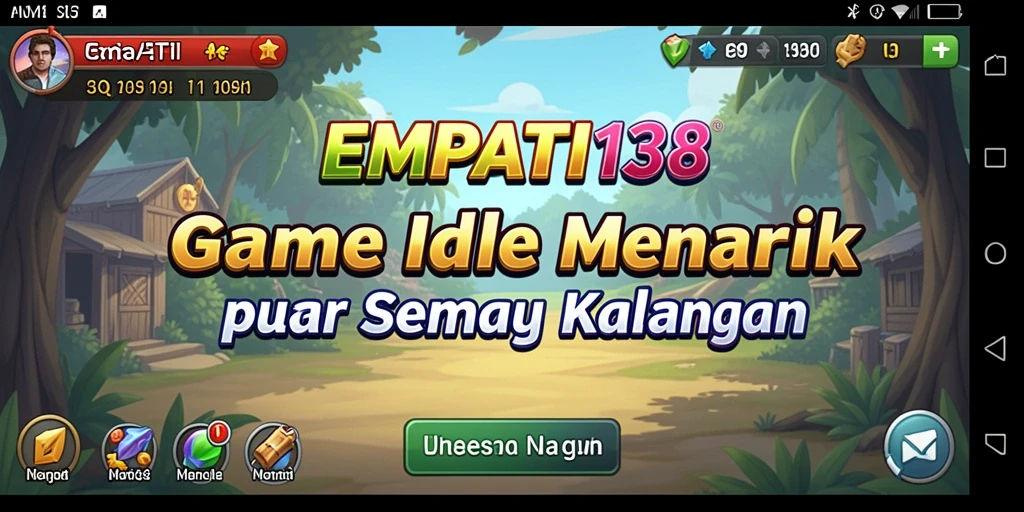 Screenshot gameplay <strong>EMPATI138</strong> menampilkan aksi seru dan pengelolaan sumber daya.