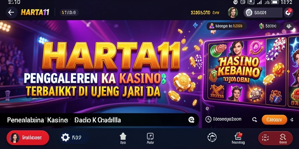 Screenshot gameplay HARTA11 dengan tampilan permainan Kasino yang menarik.