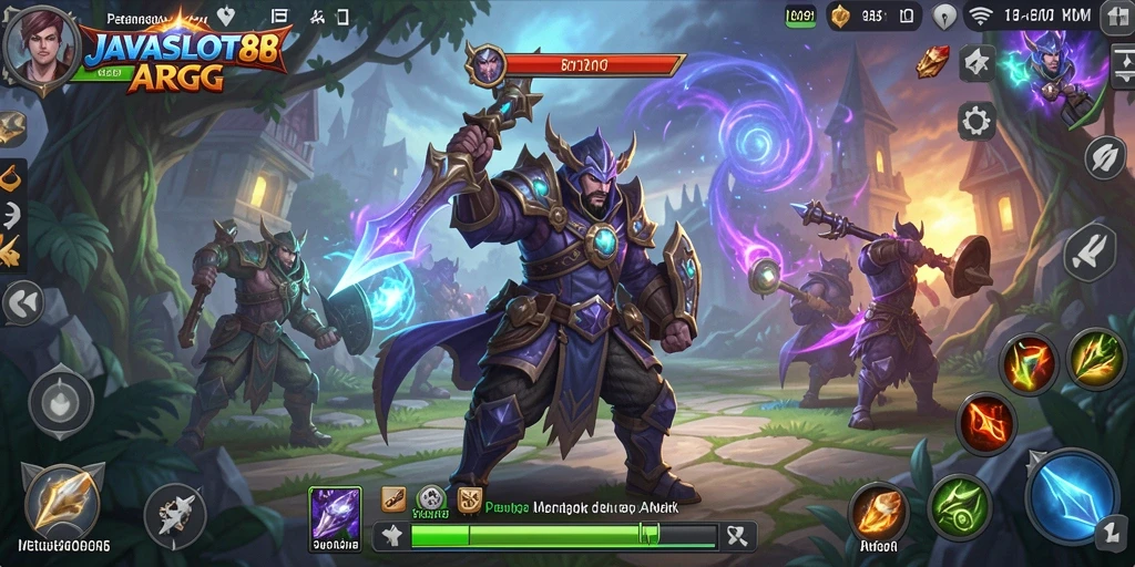 Tampilan gameplay ARPG yang menegangkan di JAVASLOT88.