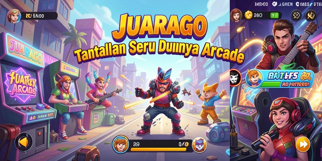 Tampilan gameplay JUARAGO yang seru dan penuh tantangan.