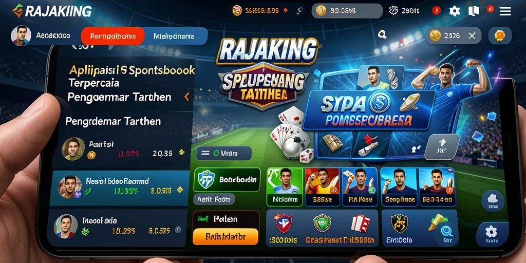Tampilan menarik dari gameplay taruhan olahraga di RAJAKING.