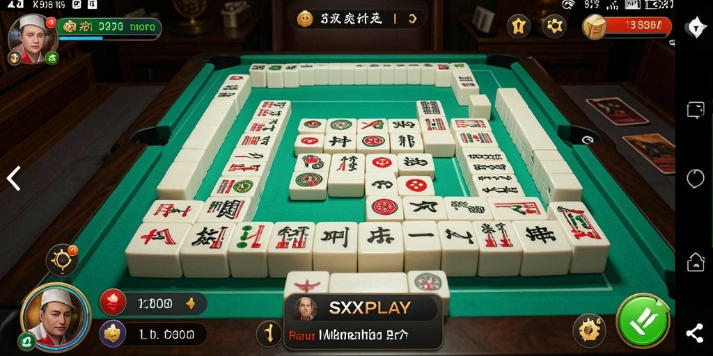 Tampilan gameplay Mahjong yang menarik dan menantang di SXXPLAY.