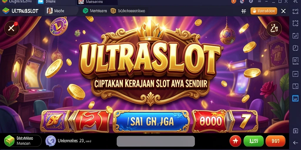 Screenshot gameplay ULTRASLOT yang menunjukkan keseruan membangun kasino Tycoon.