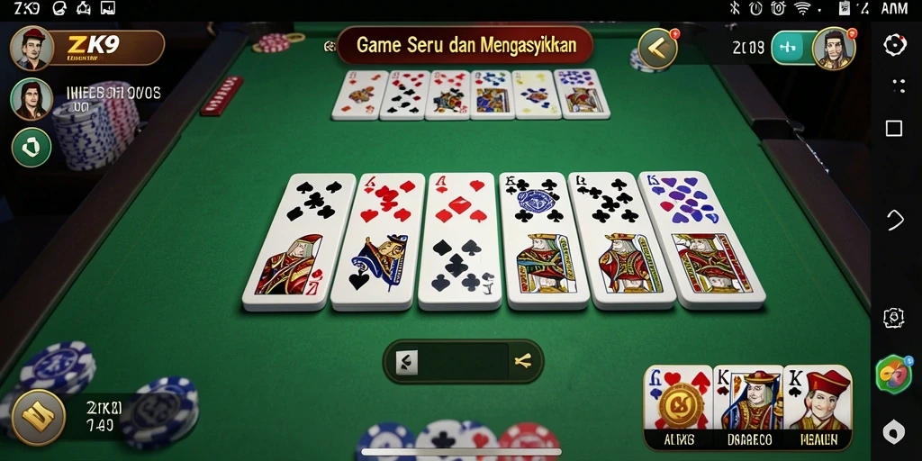 Gambaran gameplay menarik ZK9 dengan pemain yang berkompetisi.